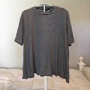 Forever 21 Striped Swing Tee